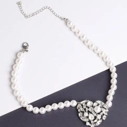 SOHI White Pearls Party Necklace-6