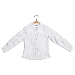 Peppermint Girls Striped Ruffles Shirt Style Top-image-39