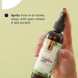 Pilgrim Set of 2 Squalane Alcohol-Free Hydrating Face Toner & Mist - 100 ml Each image 5