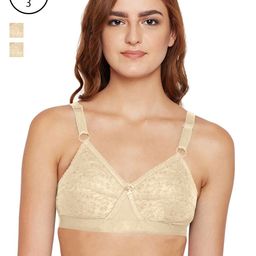 Bodycare Women Pack of 3 Beige Everyday Bra 5586S-picture-18