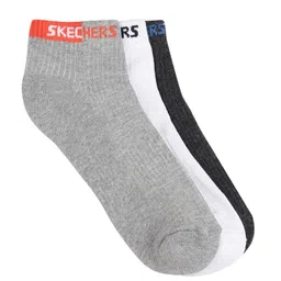 Skechers Men Set Of 3 Ankle Length Socks-17
