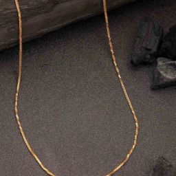 NVR Gold-Plated Minimal Chain for Women-8