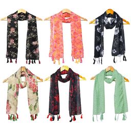 StoleVilla Women Pack Of 6 Printed Scarf-image-98