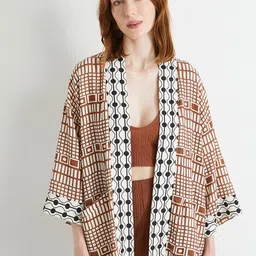 Koton Printed Long Sleeves Robe-image-31