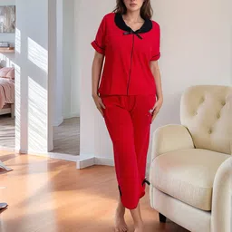 ELEVENS HEAVEN Peter Pan Collar Night Suit-image-12