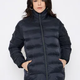 Duke Women Camouflage Polyester Padded Jacket-image-46