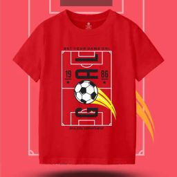 Codez Kids Red Printed T-Shirt-image-69