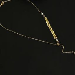 SOHI White Brass Pearl Beaded Necklace-image-61