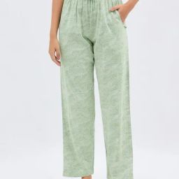 Clovia Green Cotton Floral Pyjamas-picture-11
