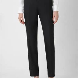 Van Heusen Black Regular Fit Mid Rise Trousers-image-83