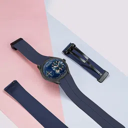 DOUBLERUN Unisex Straps Analogue Chronograph Watch H05N18063-11