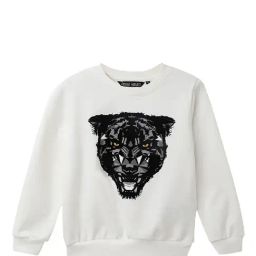 Antony Morato Kids White Printed  Sweatshirt-image-95