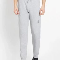 Adidas Grey Regular Fit Joggers-image-60