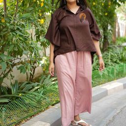 LetsDressUp Printed V-Neck Top With Palazzo Co-Ords-image-24