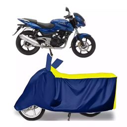 Auto Pearl Bike Cover for Bajaj Pulsar 220 DTS-i (Yellow & Blue)-22