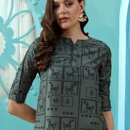 Winza Designer Women Ethnic MotifsPrint Top-image-44