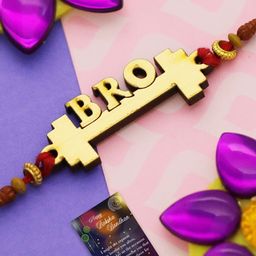 Silver Shine Rakhi With Roli Chawal Greeting Card-image-73