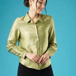 Globus Green Regular Fit Shirt-image-28