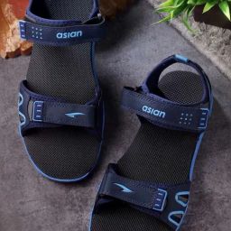 Asian Men's Navy Floater Sandals-picture-24