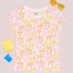 Pantaloons Junior Girls Off-White T-Shirt-image-123