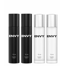 Envy Set of 2 Men & 2 Women Long Lasting Natural Sprays - 70 ml Each-19