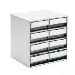 Treston 8 Drawer Storage Unit Plastic 395 x400 x300 mm Clear, 0830-1-image-56