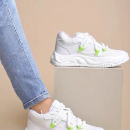 Shoetopia Kids White Sneakers-image-66