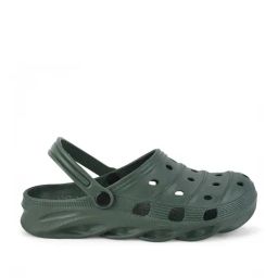 Paragon Men's Olive Green Back Strap Clogs-image-57
