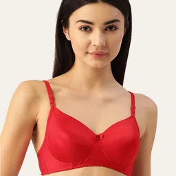 Lady Lyka Medium Coverage Lightly Padded All Day Comfort Seamless Cotton T-shirt Bra-image-27