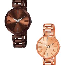 THE SHOPOHOLIC Women Pack 0f 2 Dial & Bracelet Style Straps Analogue Watch TNR-BR-G-image-97