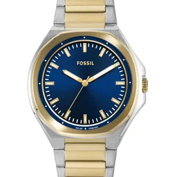 Fossil Men Evanston Two Tone Bracelet Style Analogue Watch BQ2768-Multi-image-5