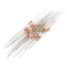 Invento 100Pcs 1K Ohm Carbon Film Resistor 1/4 W-16