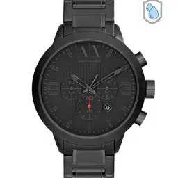 Armani Exchange Men Black Analogue Dial Chronograph Watch AX1277-45