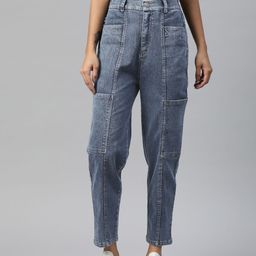 plusS Women Blue Regular Fit Jeans-25