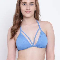 La Intimo Blue Beach Mania Plunge Bra-image-64