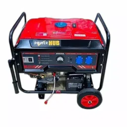 POWER HUB 7 HP 1 Phase 230 V Rated Voltage Electric Start Petrol Engine Portable Generator, A3600-picture-48