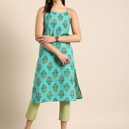 Anouk Floral Printed Kurta-image-34