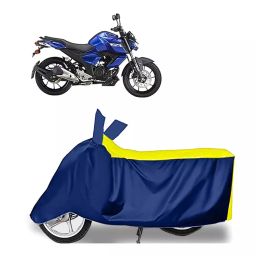 Auto Pearl Two Wheeler Cover for Yamaha FZ V3 BS6 - Yellow, Blue-image-100