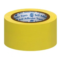 VCR 18 m x 48 mm Waterproof Textile Fibre Yellow Duct Tape, 12 Rolls Per Pack-picture-27