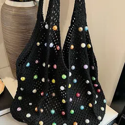 StyleCast x Revolte Bucket Shoulder Bag with Applique-18