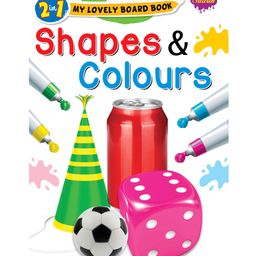 2 in 1 My Lovely Shapes and Colours Board Book - English-14