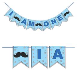 Wobbox 1st Happy Birthday Banner, Happy Birthday Decoration Items Blue -Pack Of 1-image-23
