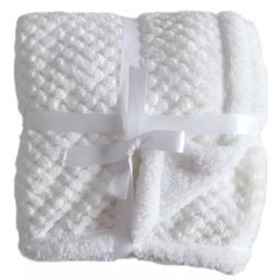 Brandonn Luxury Flannel All Season Blanket - Pure White-image-17