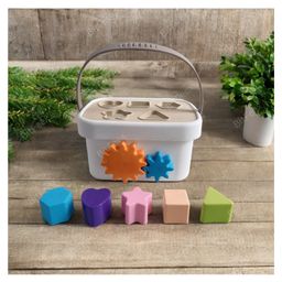 BitFeex Baby First Block Shape Sorting Learn Shape Sorter Color Blocks 15 Pieces - Multicolour-image-55