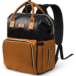 StarAndDaisy Baby Bag for Mother Travel Diaper Bag with Insulated Baby Bottle Pocket Diaper Bag for Mothers for Travel with Multi Compartments, Waterproof -Brown-15
