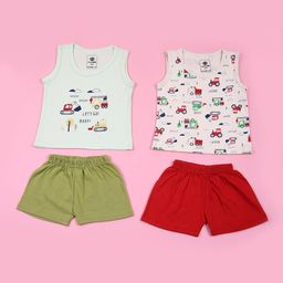 V-Mart Boys Printed T-shirt With Shorts-picture-6
