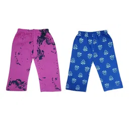 BAESD Infants Pack Of 2 Printed Mid Rise Track Pants-27