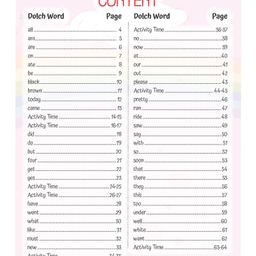 dreamland publications Dreamland Dolch Sight Words Level 2- Simple Words and Activities for Beginner Readers image 2