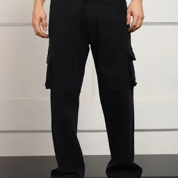 ANGERHOOD Men Easy Wash Cargos Trousers-picture-7