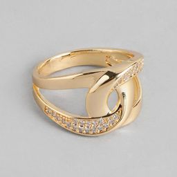 DressBerry Stone Studded Finger Ring-49